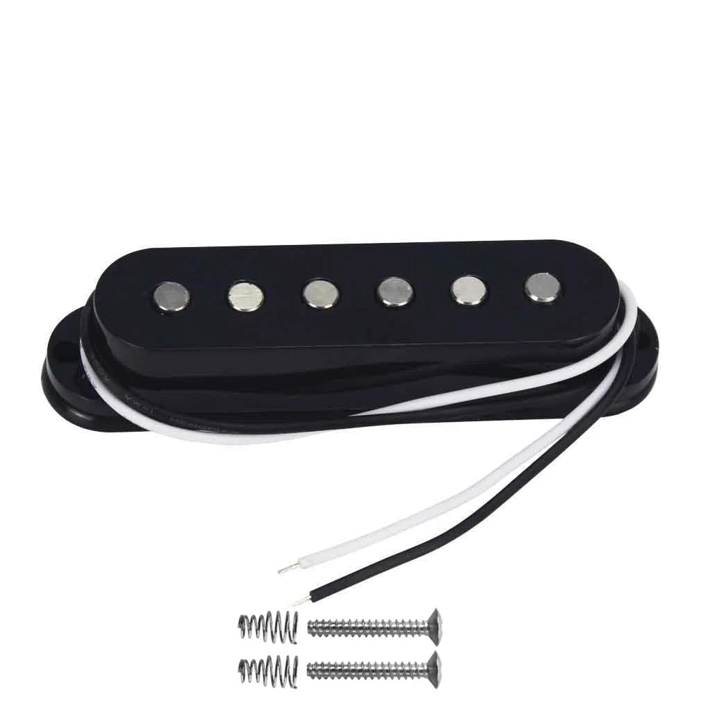 FLEOR 3 шт. Черный Alnico 5 гитарные пикапы SSH набор одна катушка пикап и Humbucker Пикап для ST