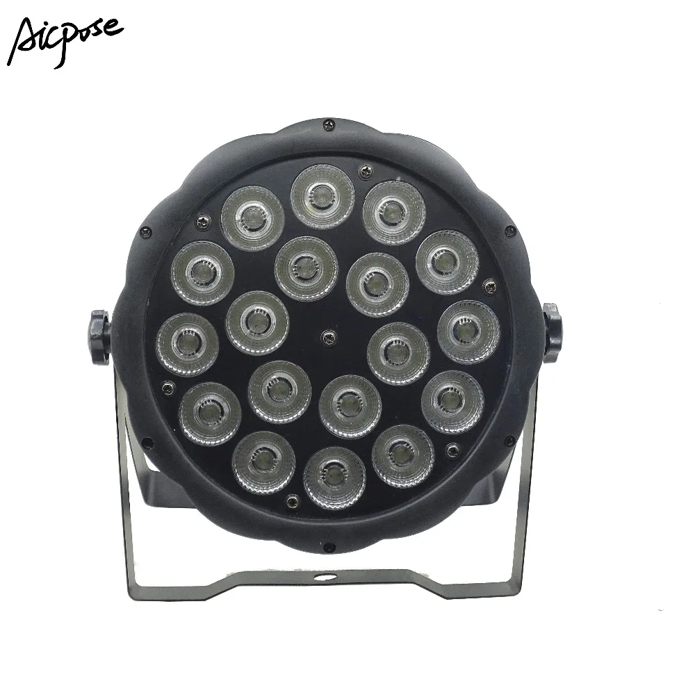 18x10 Вт большой объектив RGBW 4в1 Led Par свет 18*10 с DMX512 управлением диско освещение сцены