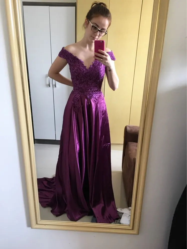as picture Robe De Soiree Elie Saab, вечернее платье,, длинное, темно-зеленое, с рукавами-крылышками, атласное, Vestidos De Noite Para Casamento - Цвет: as picture