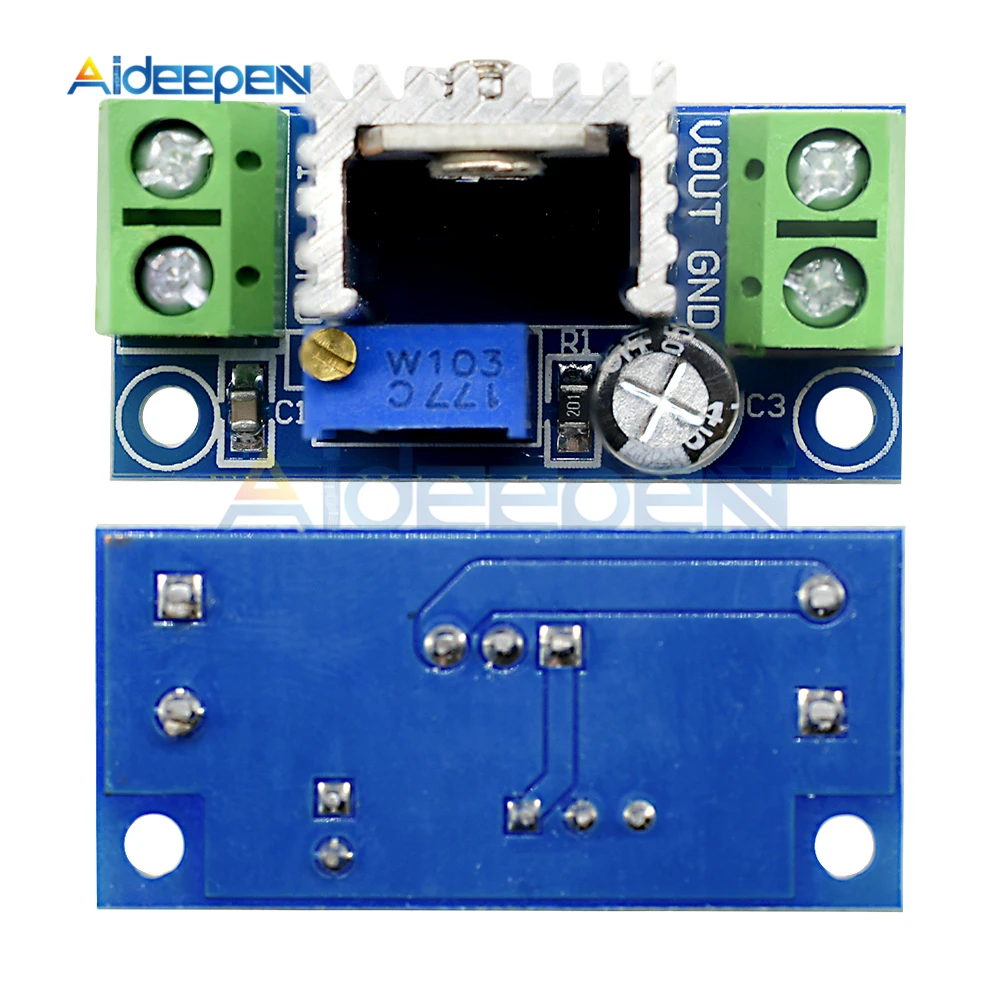 LM317 Регулируемый Напряжение линейного регулятора Питание DC-DC 4 2-40V до 1 2-37V модуль