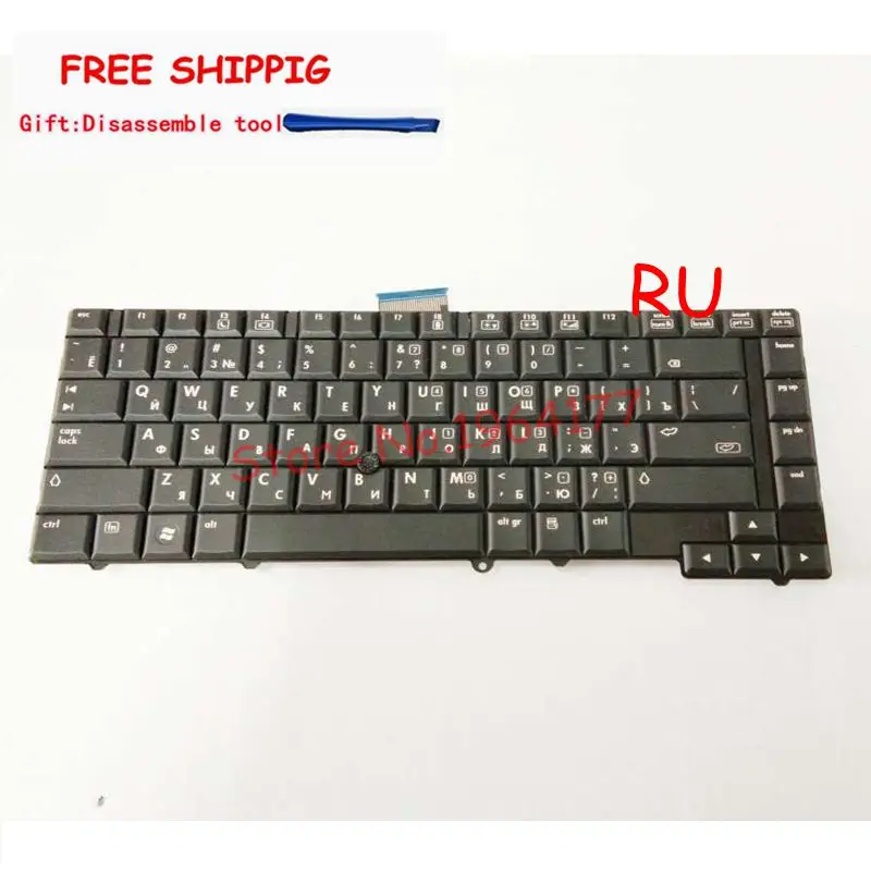 Новая русская клавиатура для ноутбука hp EliteBook 6930 6930P RU Клавиатура 90.4V907.S0R 20125100007