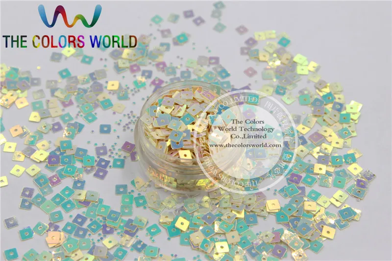 SSJ4 14 Блестящие Блестки квадратной формы для дизайна ногтей или украшения своими