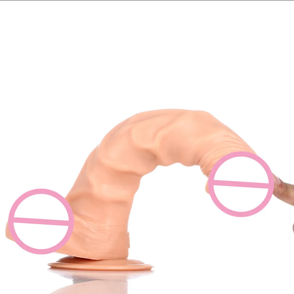 Новые длинные анальный реалистичный фаллоимитатор на присоске толстый пенис