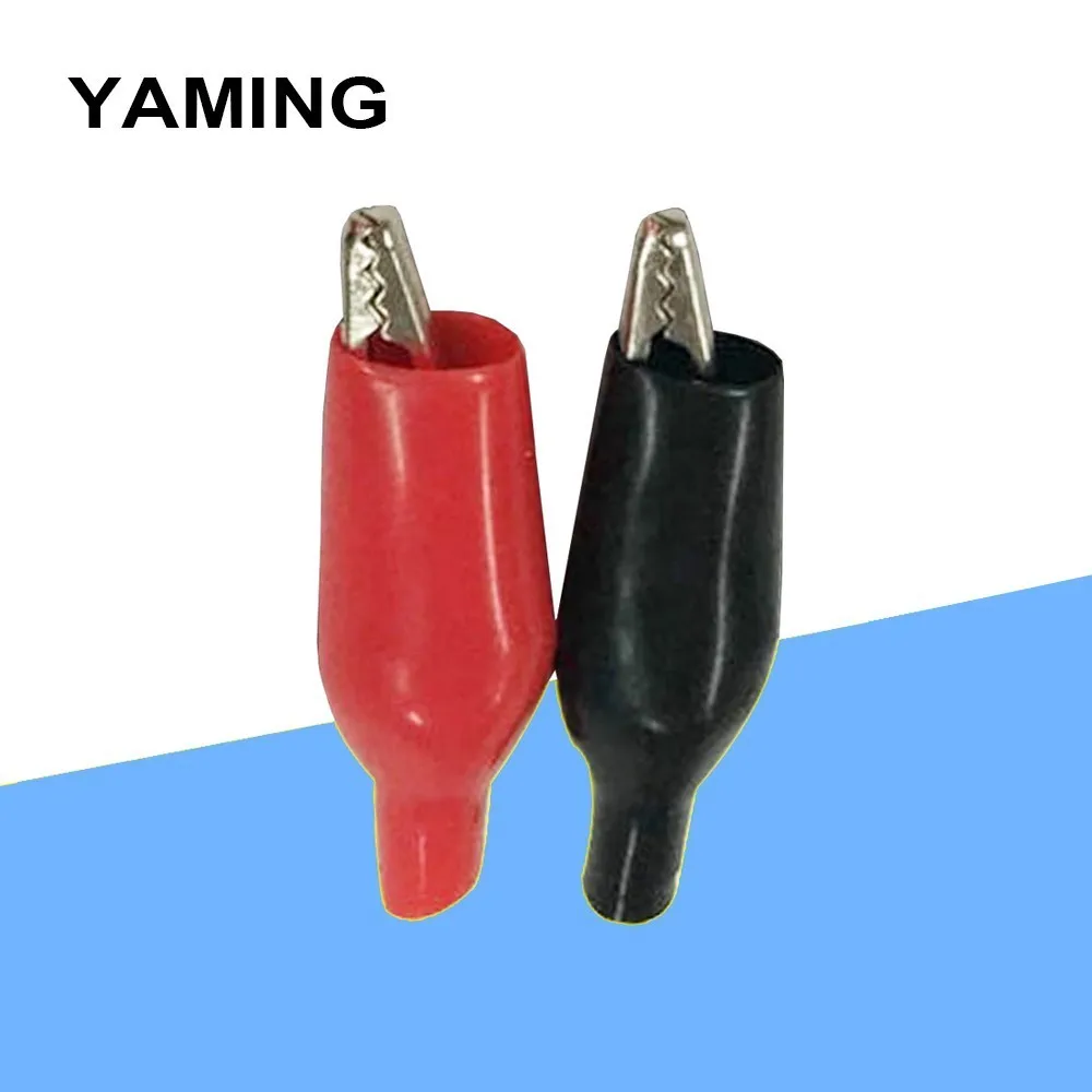 (10 шт.) зажимы челюстного типа крокодиловый Электрический тестовый зажим клемма