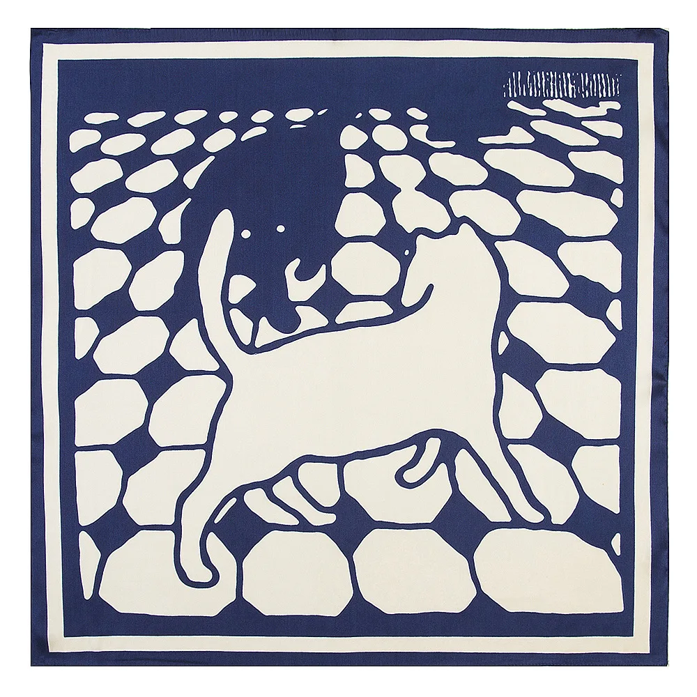 Новое поступление 60*60 см 2017 летний модный Шелковый квадратный шарф для женщин