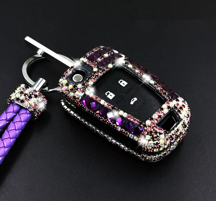 Алмазный чехол для ключа автомобиля для Chevrolet Cruze Malibu Buick Regal lacross Excelle GT/Excelle XT GL8 Encore keychian Key Shell