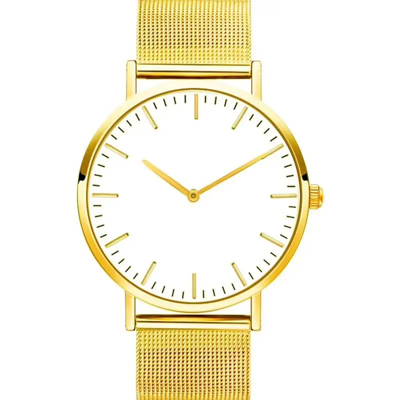 A Gold 2 Женские черные часы модные reloj mujer с сетчатым ремешком кварцевые часы из нержавеющей стали relogio feminino повседневные часы под платье - Цвет: A Gold 2