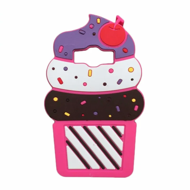3D Ice Cream Soft Silicone Case For Samsung Galaxy J1 Ace Mini J2 J3 J5 J7 2017 2016 J320 J510 J710 J720 Phone Back Cover |
