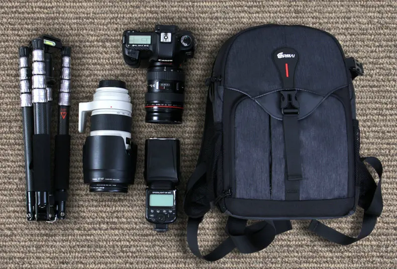 Новый водонепроницаемый рюкзак DSLR SLR Камера сумка для Nikon Canon Sony Fuji Pentax Olympus Leica