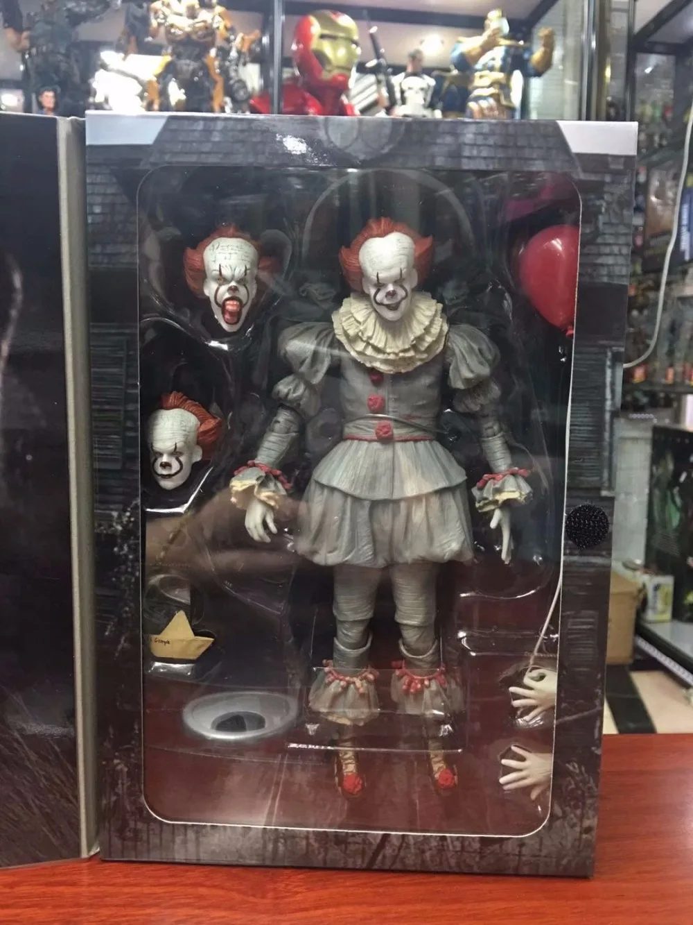 

18cm PVC Anime Figure Stephen King's It Evil Joker You'll Float too Bill Skarsgard Figure Model Toys 2017 Horror for Fans Gifts