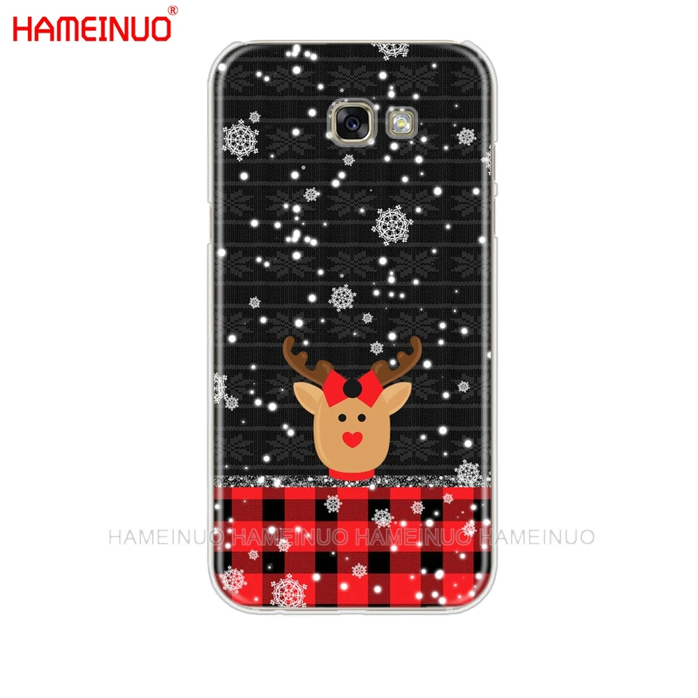 HAMEINUO милый Рождественский олень мультяшный новогодний чехол для телефона Samsung