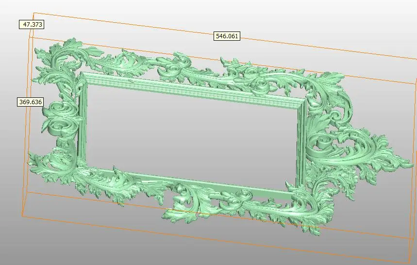 Цифровая фоторамка 3d модель, рельеф для гравировки с ЧПУ в формате STL artcam type3 aspire E84