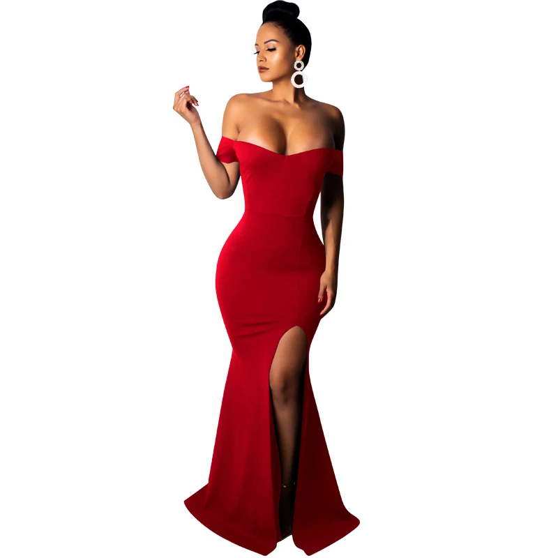 Платье с открытыми плечами для клуба длинное платье открытой спиной короткий