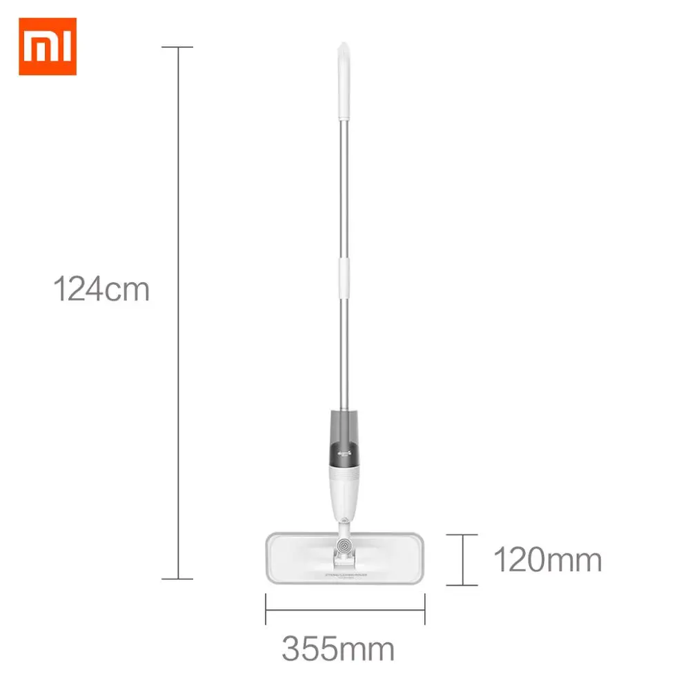 Deearma TB500 Xiaomi Deerma спрей Швабра 360 градусов вращающийся ручной Mijia швабра с функцией распыления воды домашняя Чистящая кисть для уборки пыли - Цвет: Deearma TB500