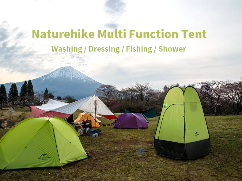 Naturehike быстрое автоматическое открытие Чистка туалета палатки рыбалка Туалет