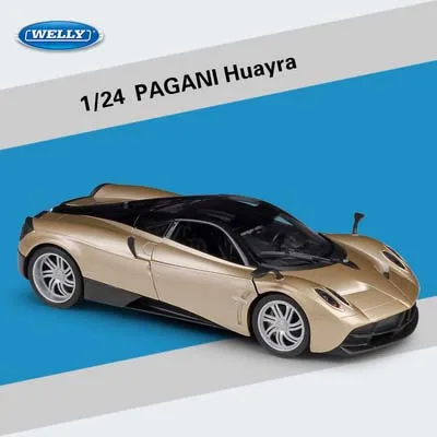 WELLY 1:24 Масштаб PAGANI Huayra классический металлический сплав литая игрушка модель автомобиля спортивный автомобиль игрушка для детей Коллекция подарков