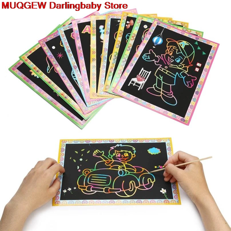Волшебная Красочная доска для рисования обучающая бумага сделай сам забавные