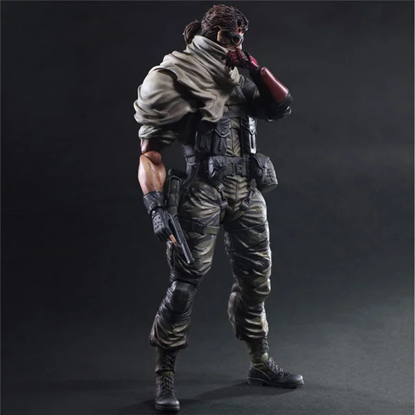 Экшн фигурка Play Arts KAI металлическая Экипировка твердый V The Phantom Pain Iroquois Pliskin старая
