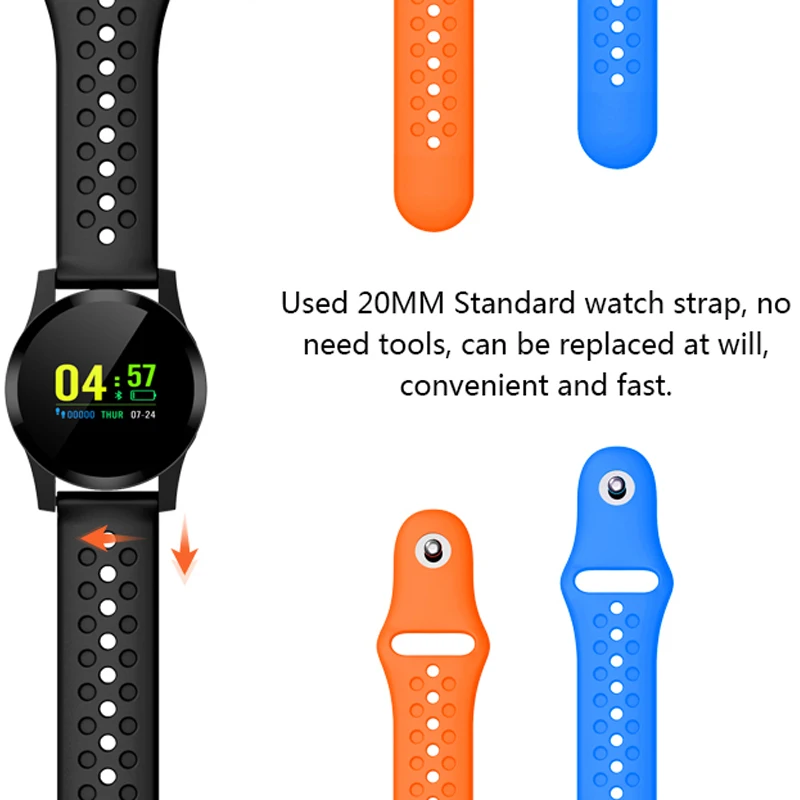 2019 спортивные Смарт часы для мужчин монитор сердечного ритма кровяное давление