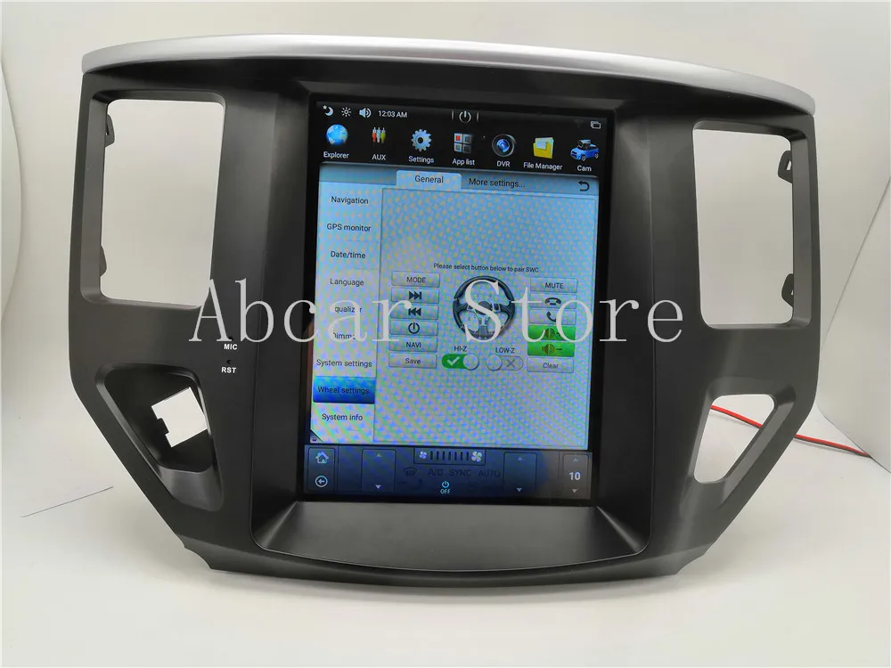 10,4 ''Tesla стиль Android 8,1 автомобильный dvd-плеер gps навигация для nissan Pathfinder 2013- стерео PX6 CARPLAY радио авто ips