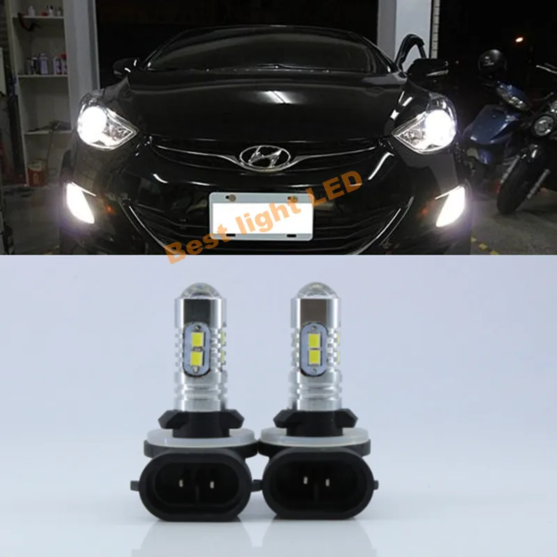 2x H27 881 LED 50 Вт для чипов Samsung Автомобильные дневные ходовые огни вождения