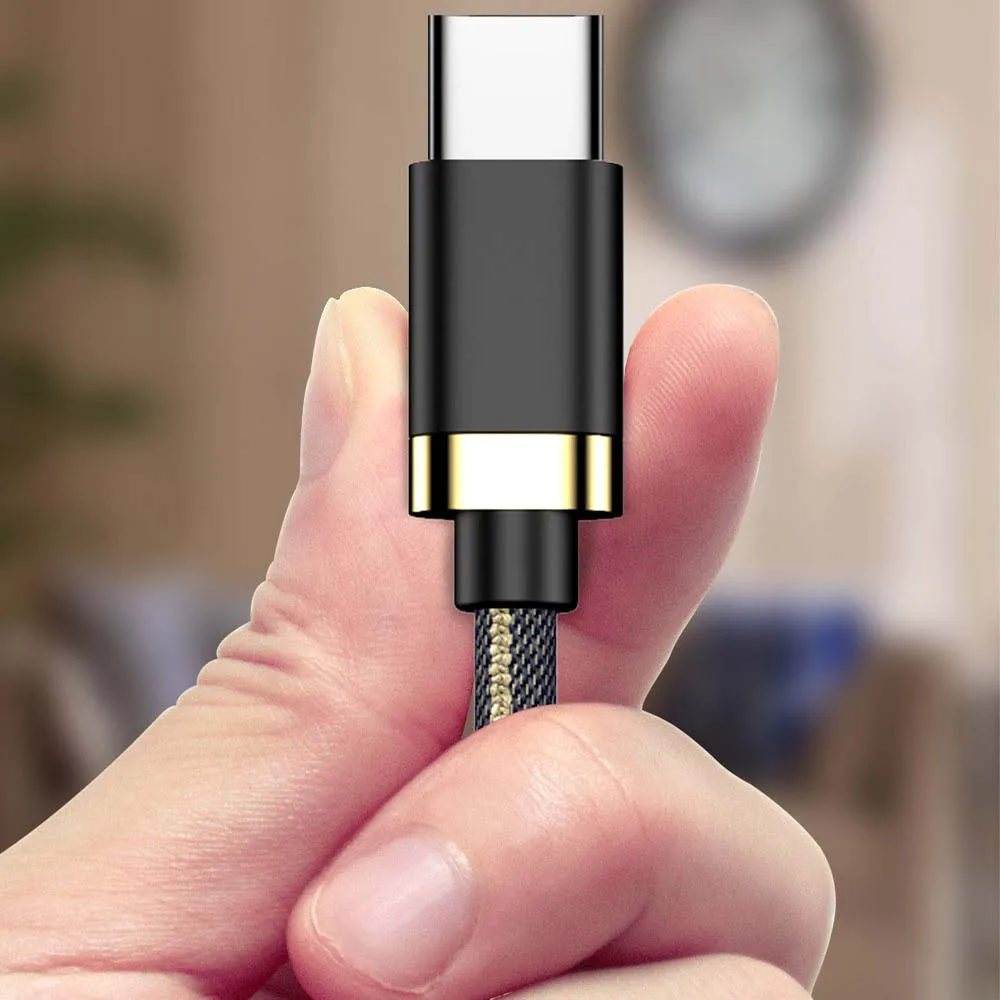 Type C USB Cable For Xiaomi Mi 8 9 Redmi Note 7 USB-C for Samsung S8 S10 Fast Charging Wire Mobile Phone Charge Cord | Мобильные