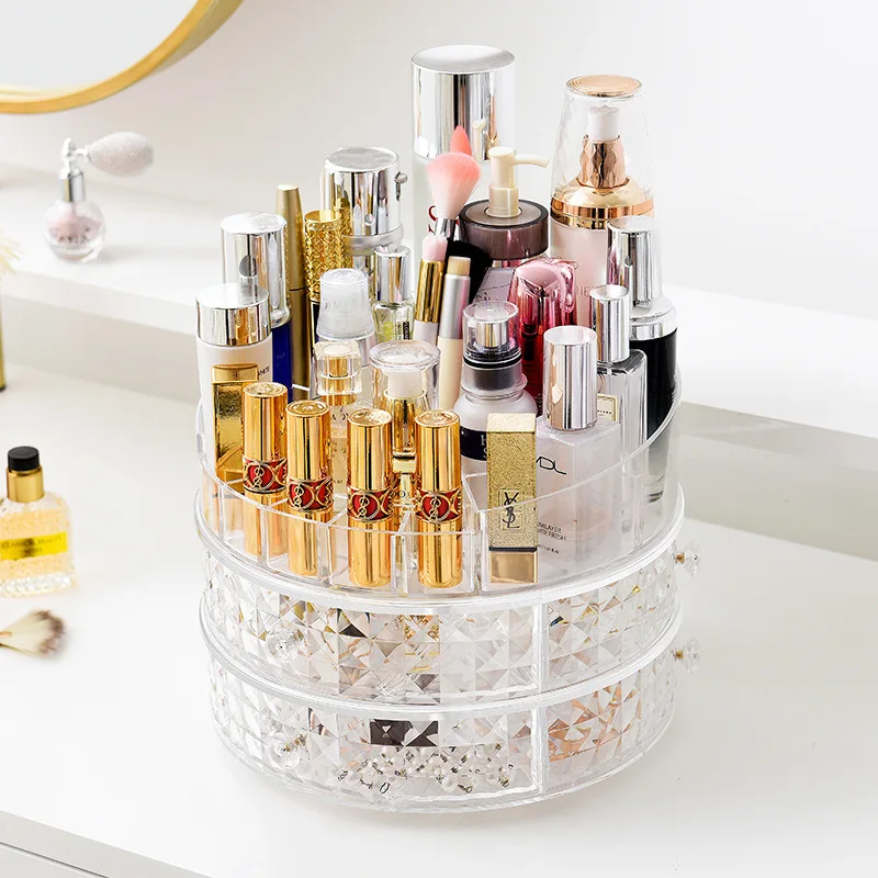 Косметичка Аксессуары для инструментов 360 градусов поворотный ящик тип макияж