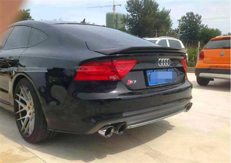 Спойлер из углеродного волокна для Audi A7 S7 RS7 2010-2019 высококачественные спойлеры