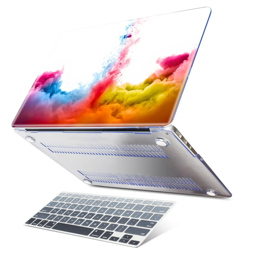 Чехол живопись маслом для MacBook Air 11 13 12 дюймов Pro 13 15 A1989 retina Touch Bar жесткий чехол для Macbook air 13 A1932 - Цвет: M534