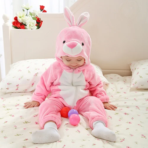 Pink rabbit Hello Kitty& minions детская одежда платья для девочек Всё для детей Одежда и аксессуары одежда для новорожденных пижама - Цвет: Pink rabbit