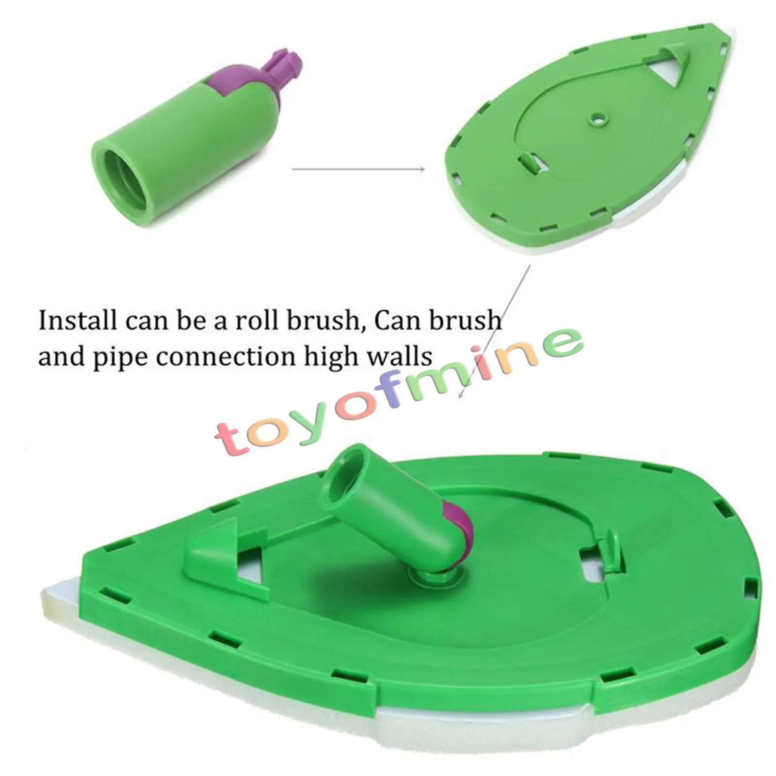 Easy Paint Pads Point Painting Roller Tray Decorative Multifunction Tool + 3 Sponge Set Kit | Дом и сад
