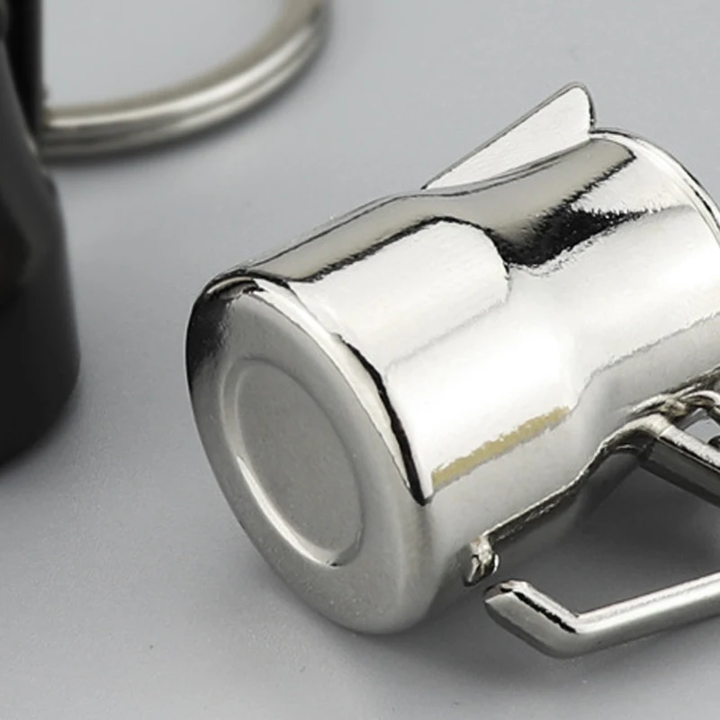 Креативный брелок для ключей кофейная посуда Металлический Мини кухонный