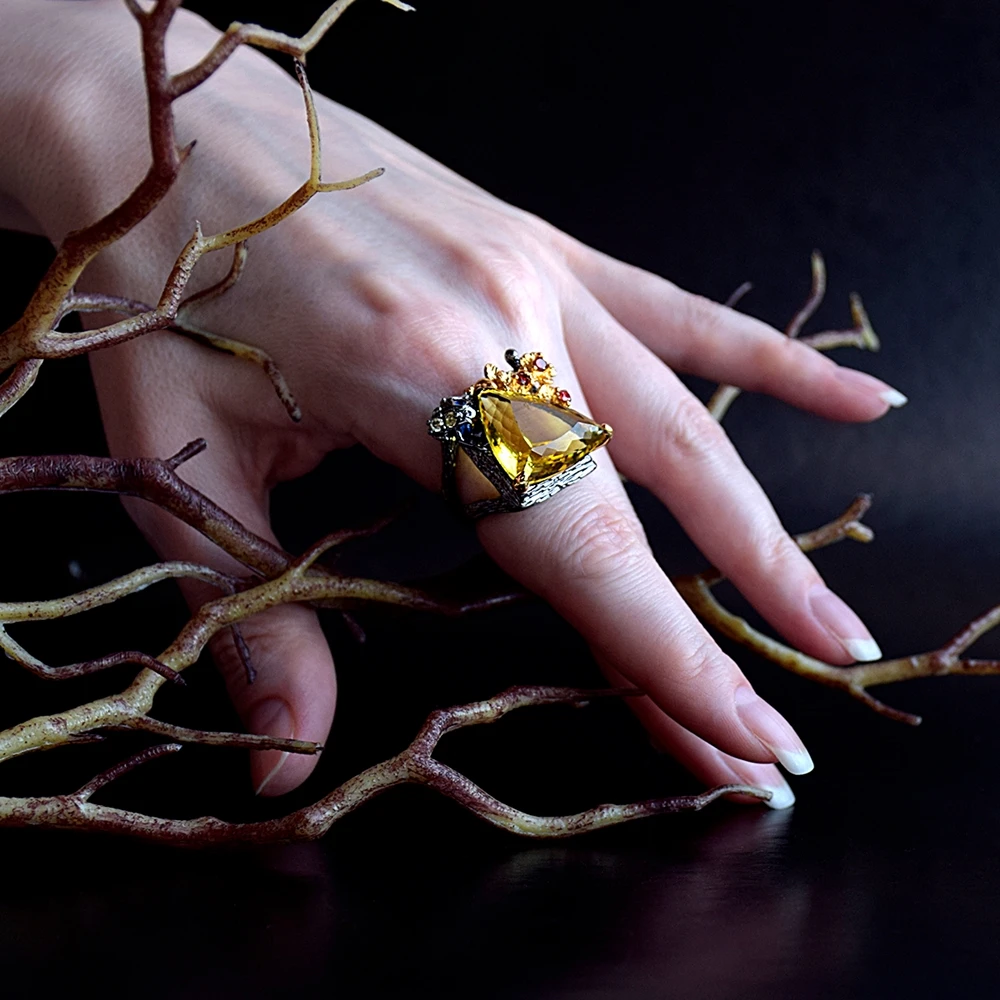 DreamCarnival 1989 шикарное модное ювелирное изделие женское кольцо с большим