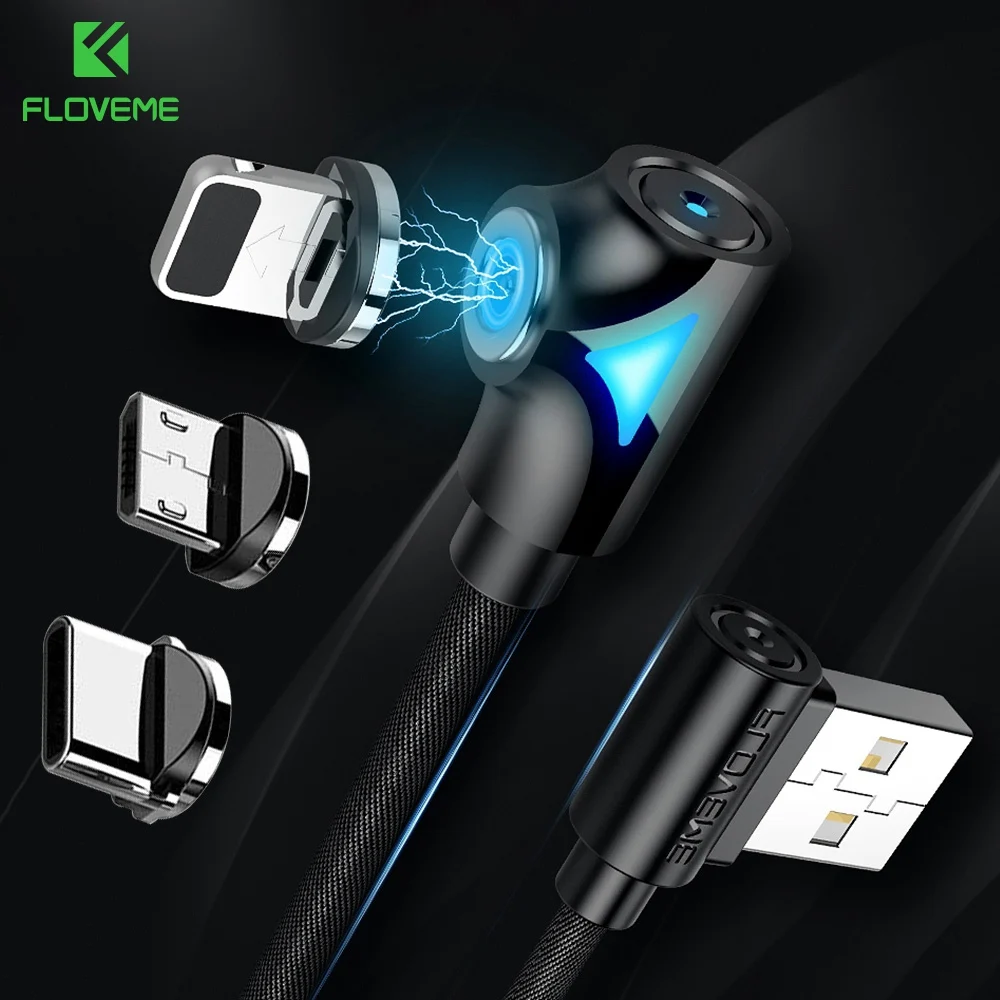 Магнитный usb-кабель FLOVEME 1 м для Apple iPhone X, зарядное устройство Micro USB type-C для samsung Galaxy S9 Plus Note 9 USB-C, зарядный кабель