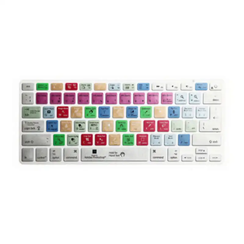 

Adobe Photoshop PS Keyboard Cover Shortcut Printed Cover 15pcs for MacBook Air Pro Retina 13" 15" 17" iMac Wireless & MacBooks