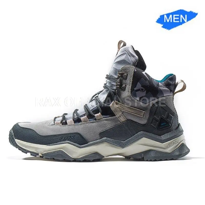 Qianhui hiking boots RAX мужские водонепроницаемые треккинговые ботинки из натуральной кожи для горного туризма Мужские дышащие треккинговые ботинки мужские альпинистские ботинки - Цвет: Qianhui hiking boots
