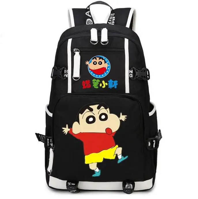 Рюкзак с героями мультфильмов, аниме, Crayon Shin-chan, косплей, st, рюкзак для старшеклассников, студентов, Повседневная унисекс сумка для ноутбука, дорожная сумка