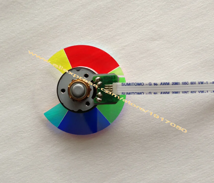 

Projector color wheel for NEC NP-VE281+ NP-VE282+ , 6 segments 40mm