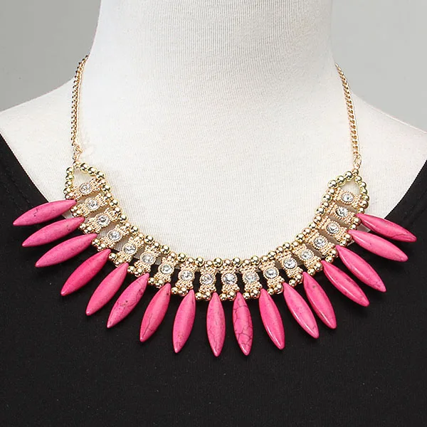 Модные женские туфли кристалл кулон цепь колье коренастый заявление нагрудник