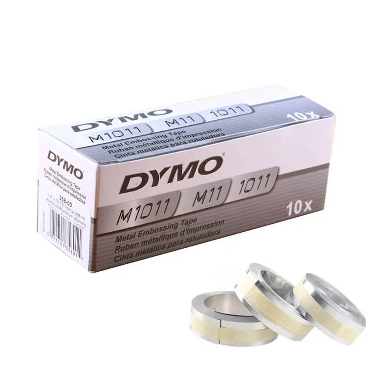 5 шт. DYMO 3D 12 мм * 6 4 м 32500 металлическая кассета для Dymo принтер тиснение этикетки