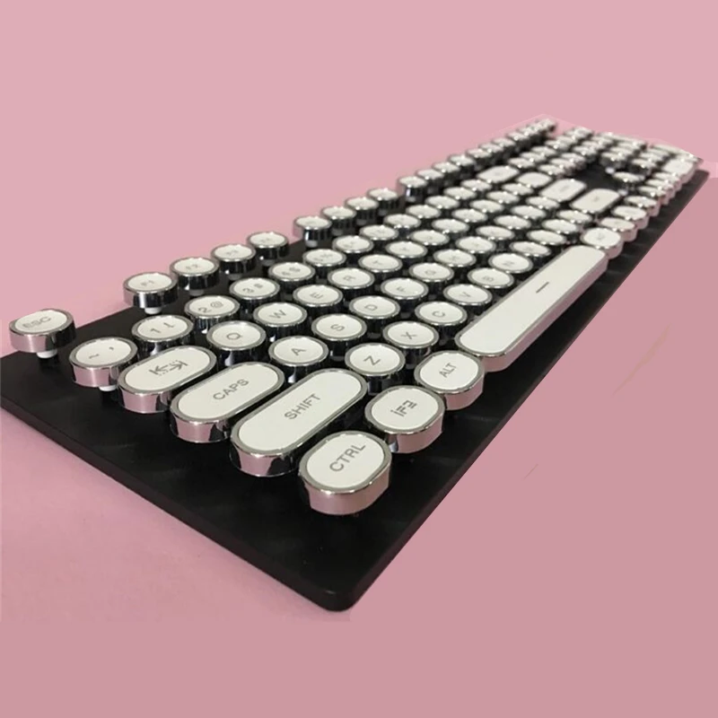 DIY Keycap ретро пара панк пишущая машинка механическая клавиатура для клавиатуры 104