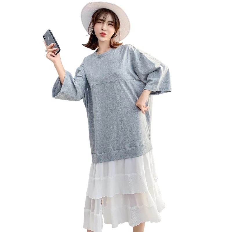 2019 Новое поступление лето платье для беременных женщина Повседневное Прямо