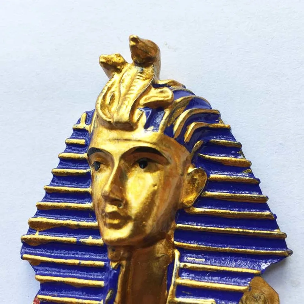 3D Resin Egyptian Pharaoh Fridge Magnet Egypt Tousit Souveirs Refrigerator Magnets Kitchen Magnetic Sticker Home Decorations | Дом и сад