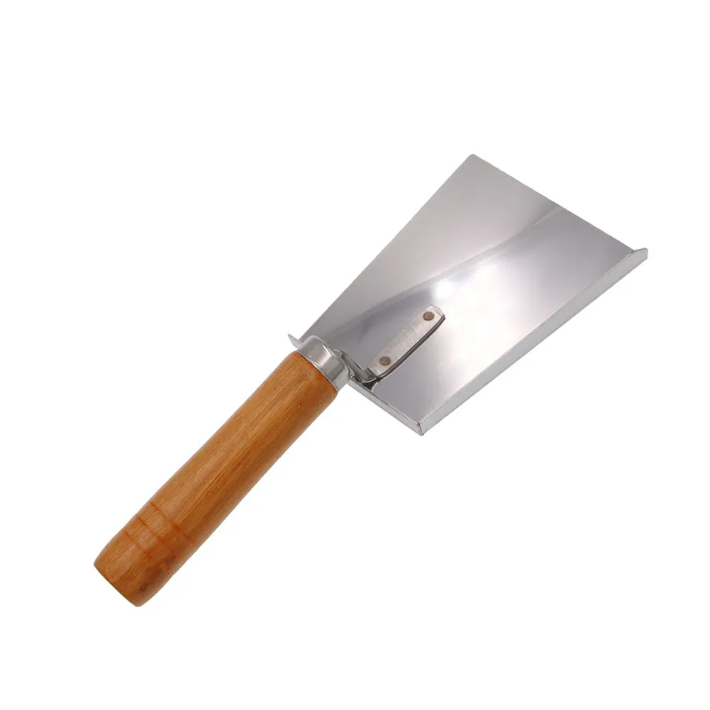 Пчеловодство Совок Деревянная ручка инструмента из нержавеющей стали нож