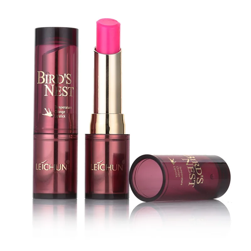 Bird's nest health temperature change moisturizing lipstick crystal jelly color and moisturizin |