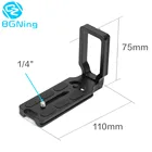 Универсальная быстросъемная L-образная пластина BGNING, кронштейн 105 см L-образная пластина 14, винт для Canon 5D Mark II 600D Nikon 550D DSLR