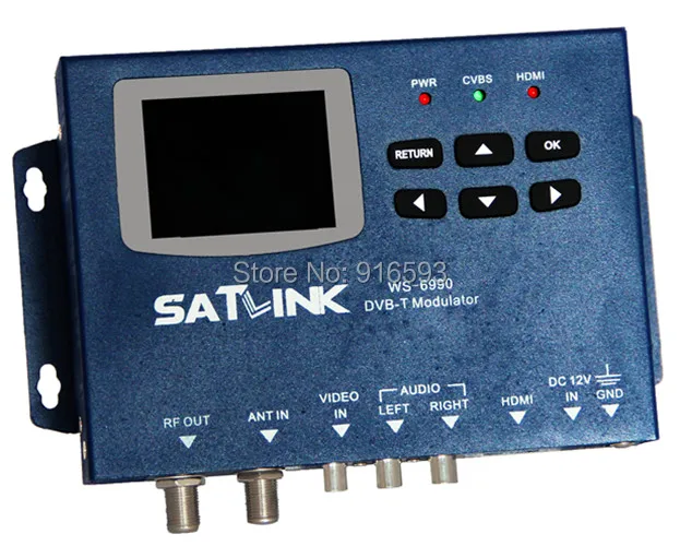100% Оригинальный модулятор SATLINK Φ 1 Маршрут DVB T/AV/ HDMI|original satlink|satlink ws-6990dvb-t modulator |