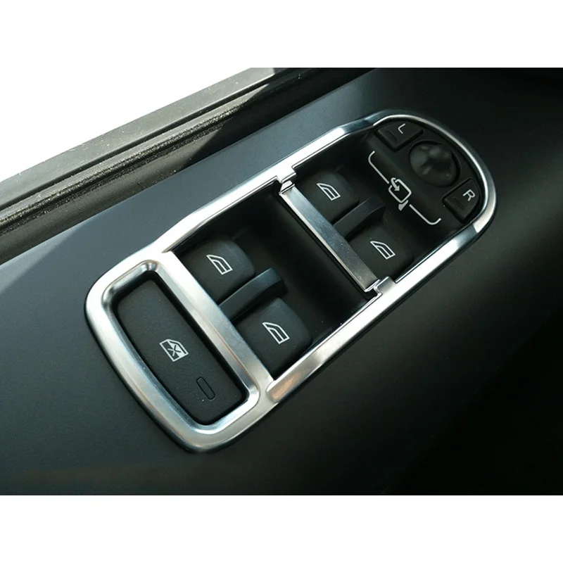 4 шт. хромированные кнопки-подлокотники для дверей и окон Land Rover Range Freelander 2 / LR2
