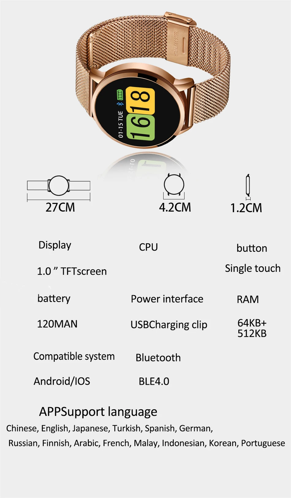 LIGE Новые смарт-часы для мужчин и женщин OLED экран монитор сердечного ритма кровяное давление фитнес-трекер спортивные часы для Android IOS