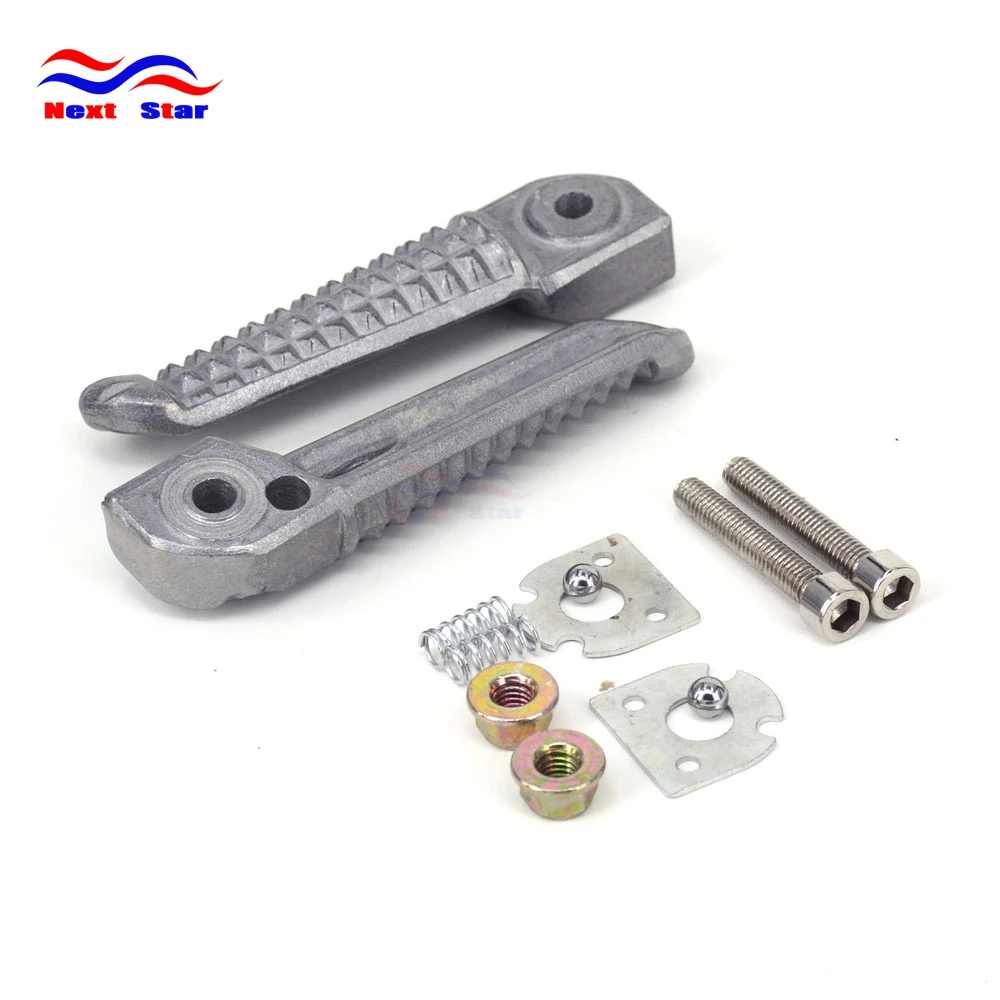 Motorcycle Front Foot Pegs Footrest Pedals For Yamaha YZF R1 2002-2014 R6 2003 2004 2005 2006 2007 2008 2009 2010 2011-2014 | Автомобили и